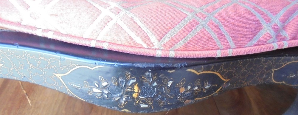 Pair Chisoinerie 18th century chairs View IV