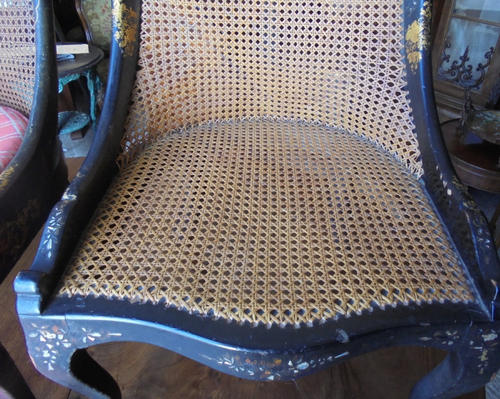 Pair Chisoinerie 18th century chairs View VIII