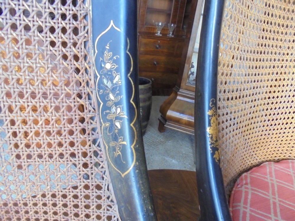 Pair Chisoinerie 18th century chairs View X