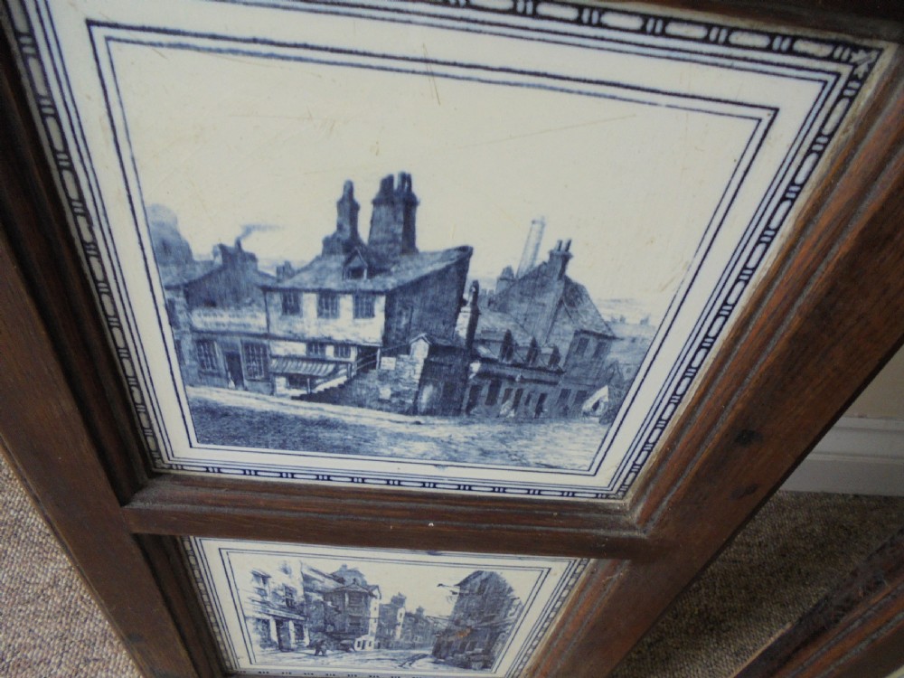 Pair of Minton tile wall hangings View XI