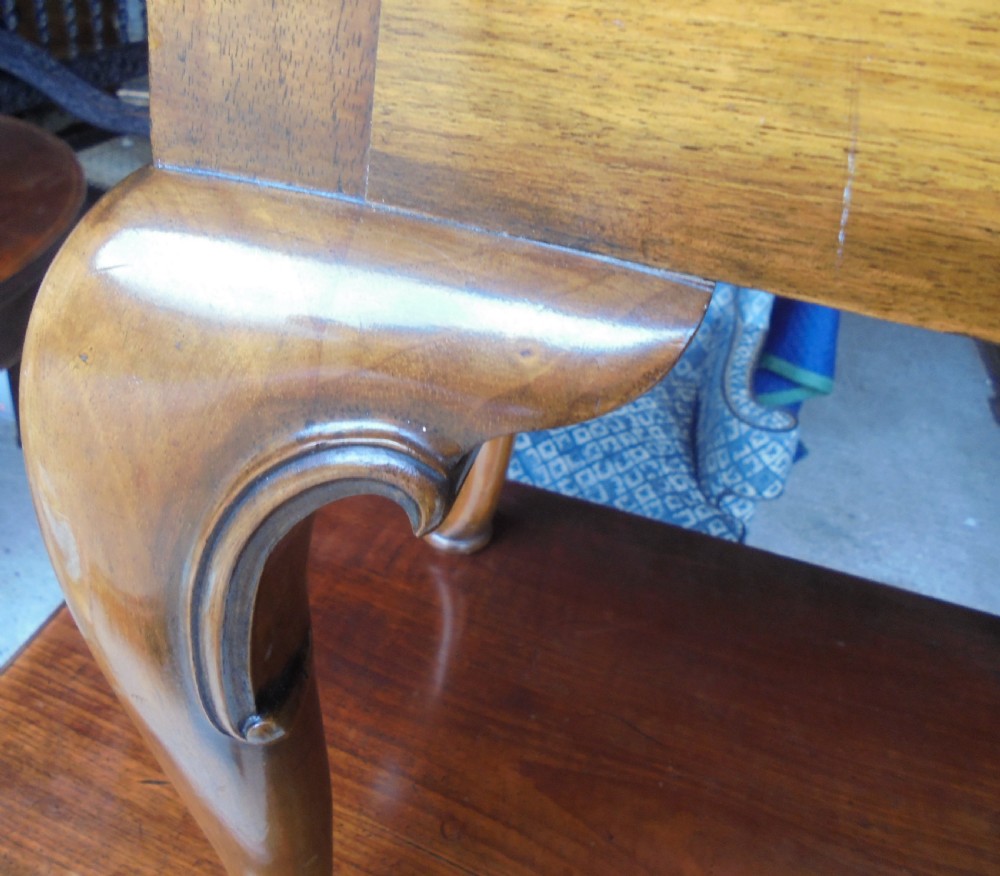 19th  century  walnut stool View IV