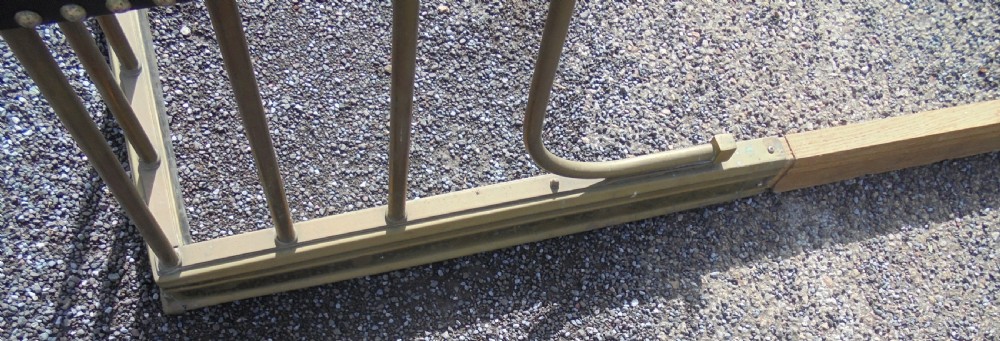 Victorian brass and leather club fender View VI