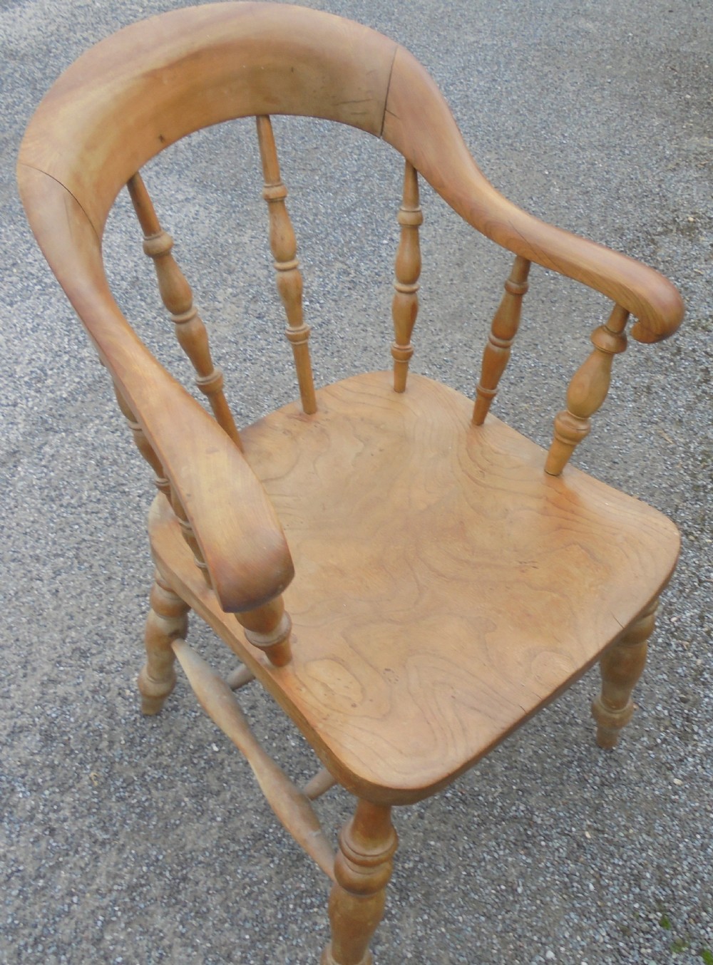 Pale Elm Captain's chair View II