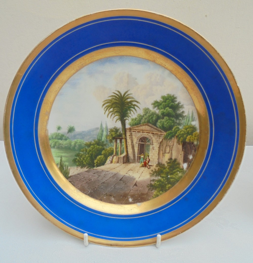 Three 19th century Sevres cabinet plates View V
