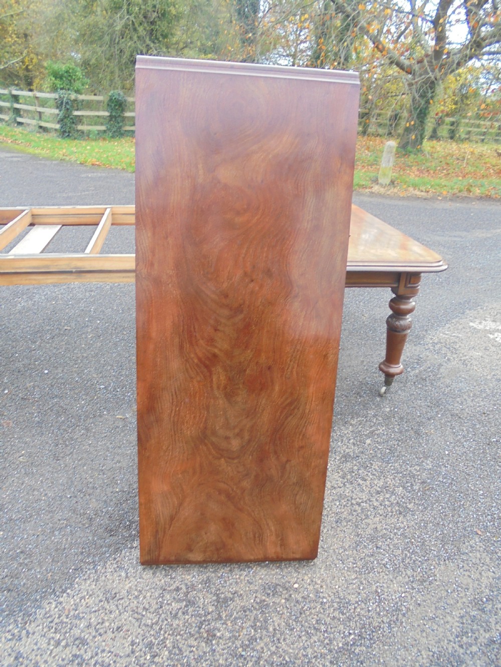 Victorian  extending mahogany dining table seats fourteen View XVI