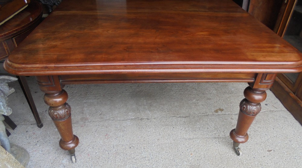 Victorian  extending mahogany dining table seats fourteen View XVII