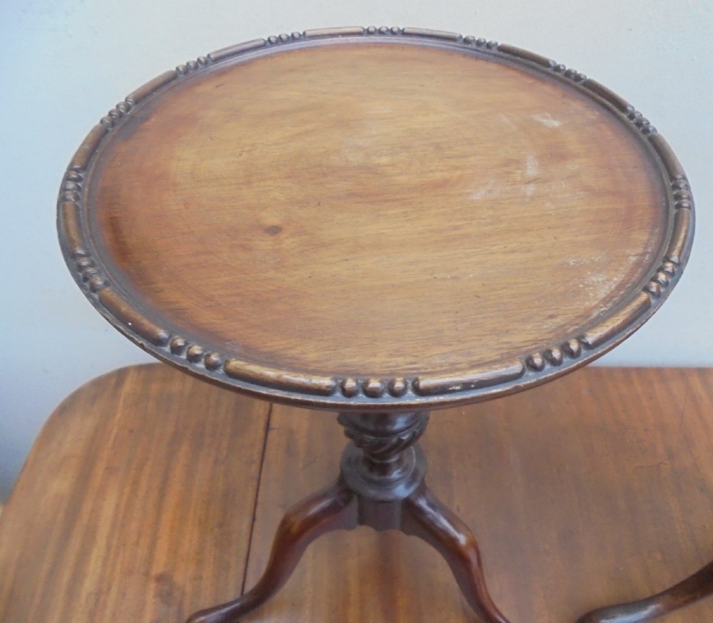 Two George 111 style wine or lamp tables View V