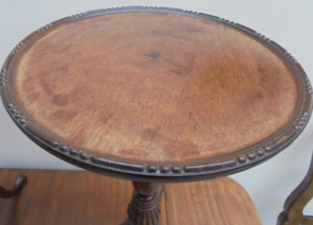 Two George 111 style wine or lamp tables View VI