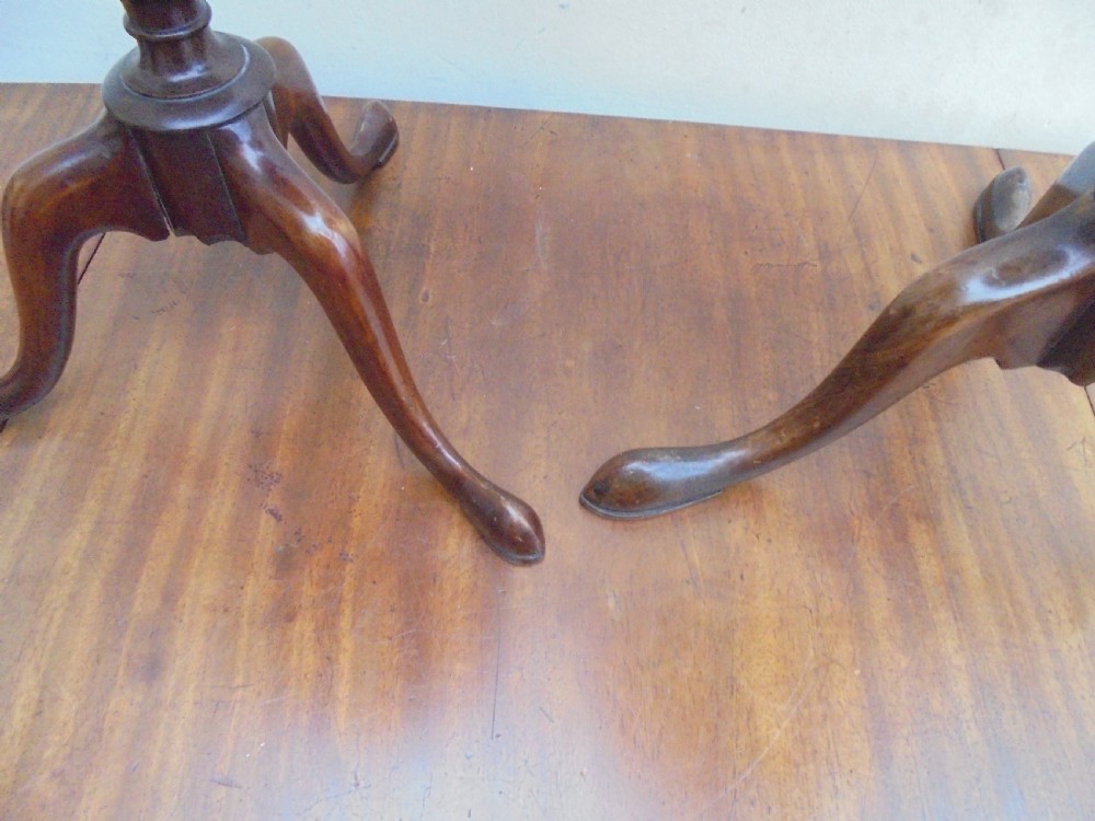 Two George 111 style wine or lamp tables View VIII