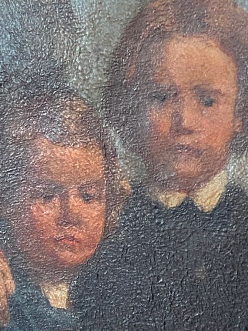 fig 2. Otto Brandt 1828-1892. Berlin.  Portrait of two children.