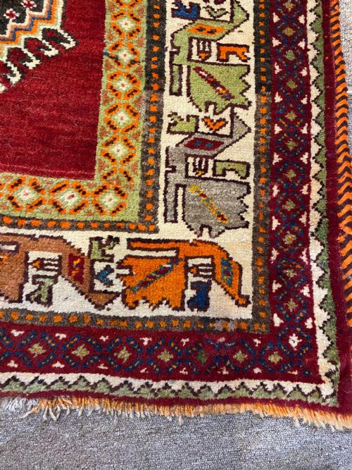 fig 1. Vintage Qashqai Rug