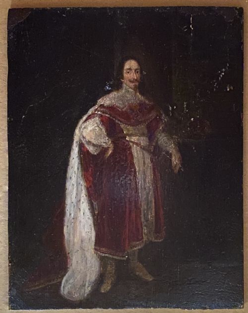 After Anthony Van Dyke. (1599-1641) Portrait of Charles 1