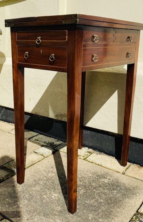 Regency Mahogany Work Table