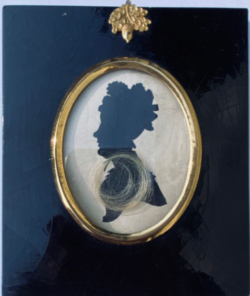 Miniature Silhouette with Hair