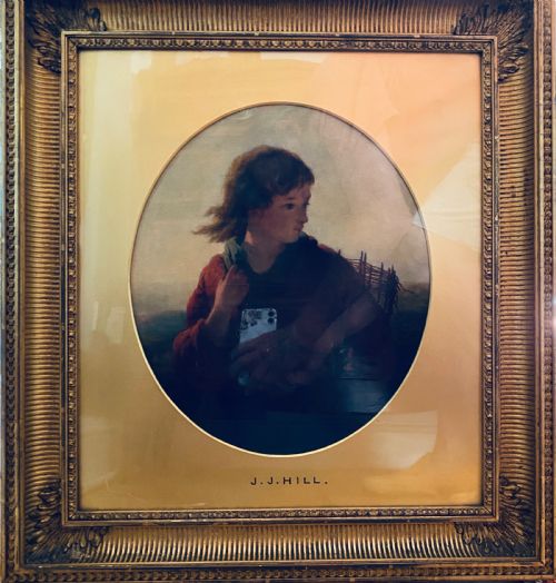 John James Hill Rba (1811-1882)  "The Wood Carrier"circa 1850