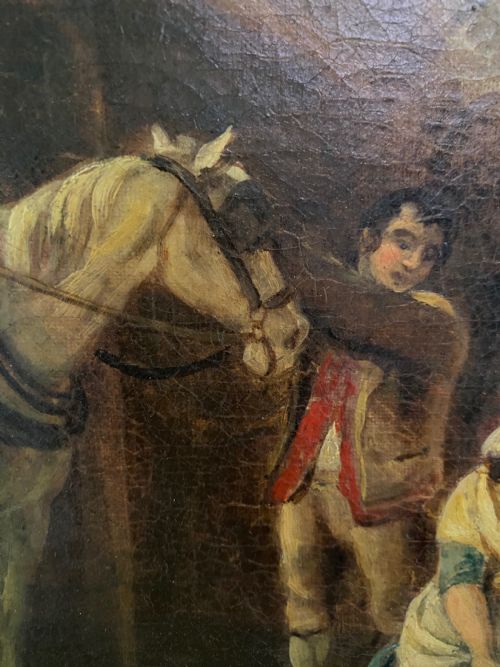 fig 1. Oil on Canvas, After George Morland (1763-1804)
