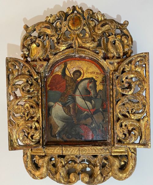 18th Century Greek Orthodox Icon.