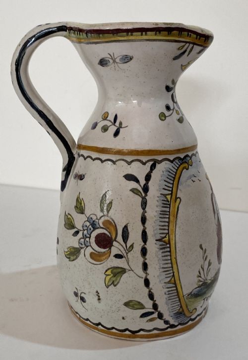 18th Century French  Delft Jug.