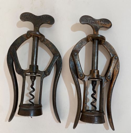 Pair of James Heeley & Sons A1 Double Lever Corkscrews