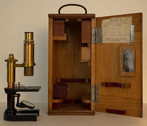 Microscope by Ernst Leitz Wetzlar. Circa 1900