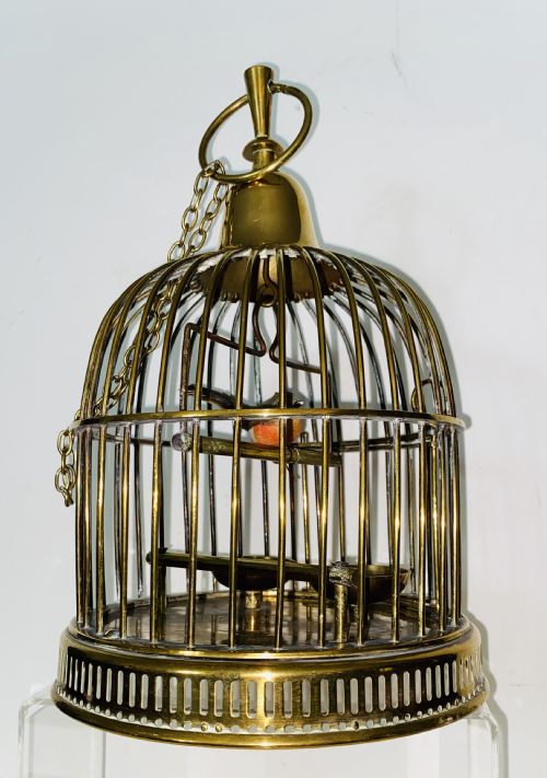 Brass Bird Cage. Circa 1900