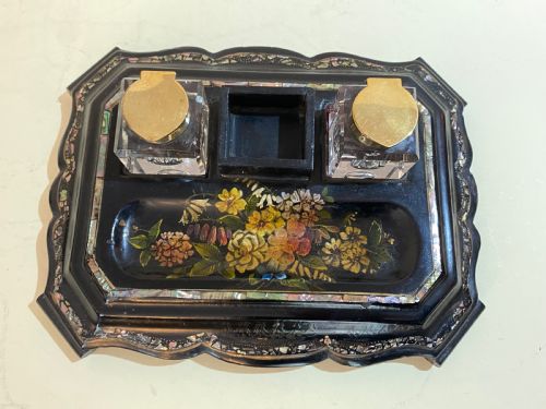 Papier Maché 19th Century Desk Stand