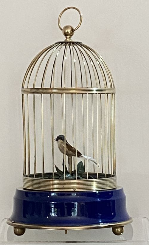 Singing Bird in Cage.