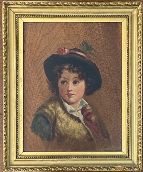 Continental Oil on Board of a Child