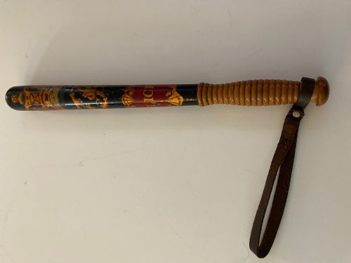 Victorian Painted Police Truncheon
