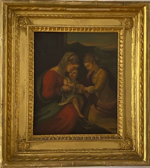 18th Century Oil on Canvas