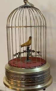 Victorian Singing Bird in Cage