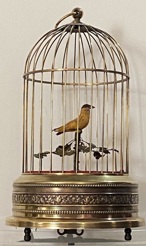Singing Bird in Brass Cage