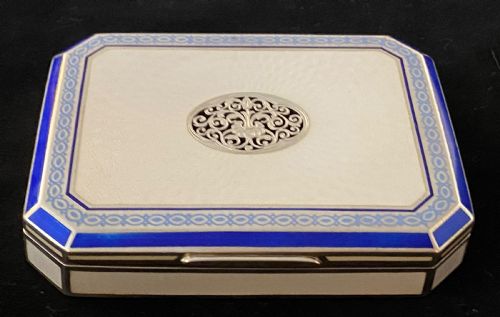 fig 1. Austro-Hungarian Silver and Enamel Box