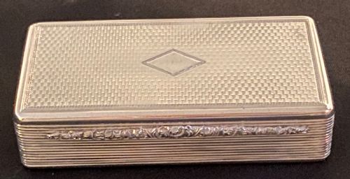 Silver Snuff Box Dated 1841