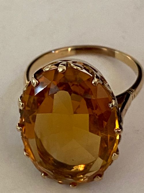 Citrine Dress Ring