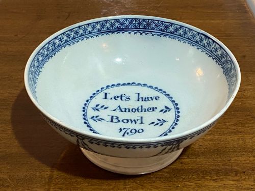 18th Century English Delft Pearlware Bowl