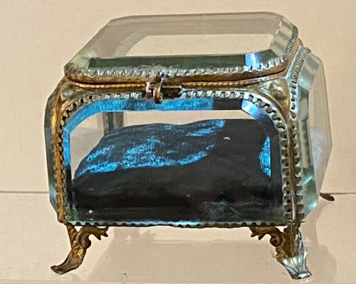 French Crystal Glass Casket