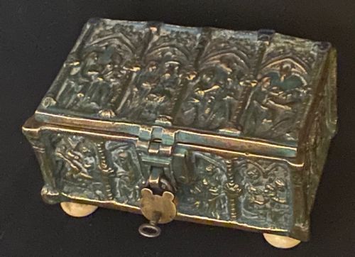 fig 1. Bronze Reliquary Casket