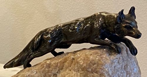 Bronze Model of a Fox