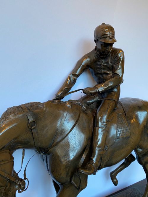 fig 1. Huge Bronze Horse and Rider