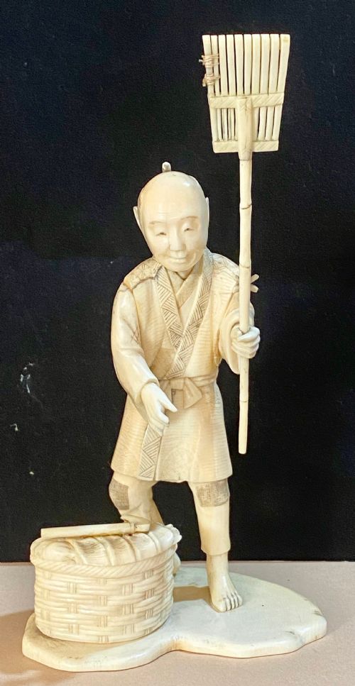 Japanese Meiji period Ivory Okimono 