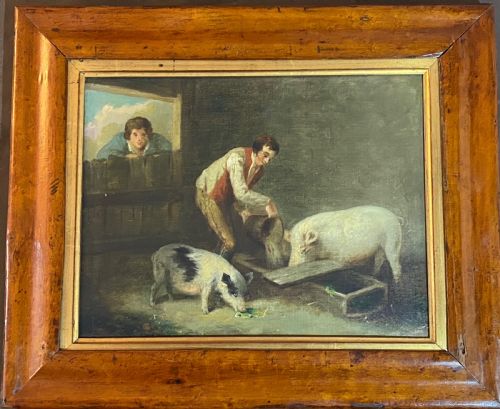 18th Century Oil on Canvas. Attributed to George Morland (1762-1804)