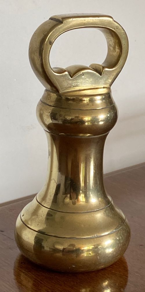 Antique Large Brass Weight