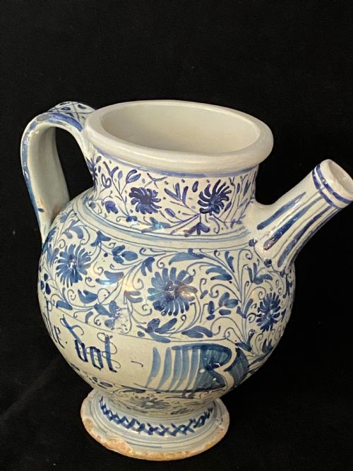 18th Century Dutch Delft Drug Jar