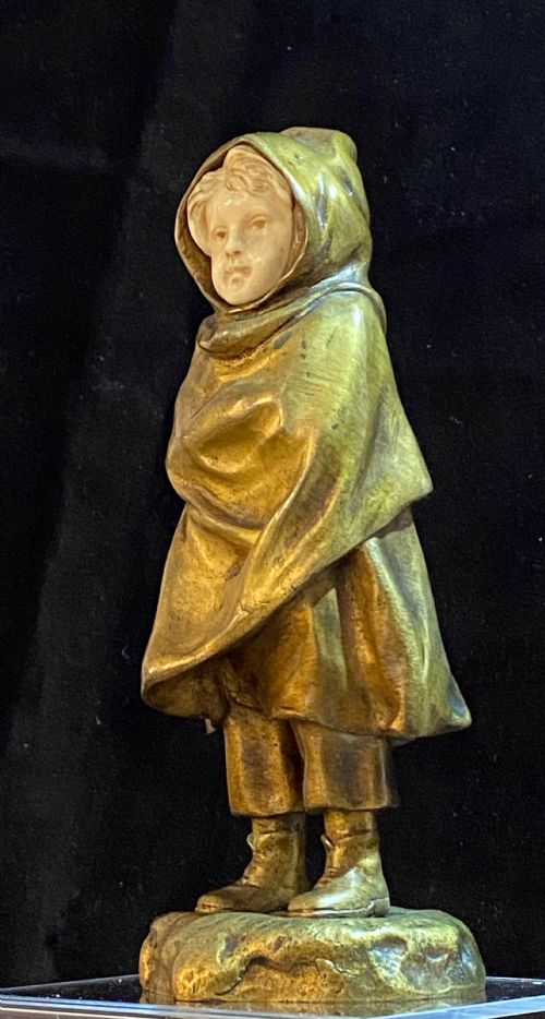 Bronze Gilt and Ivory Sculpture. By Antoine  Bofill 1875-1953