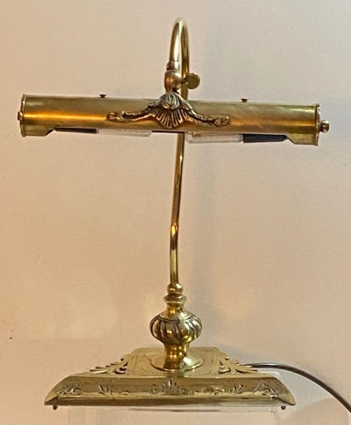 Bankers Brass Desk Lamp