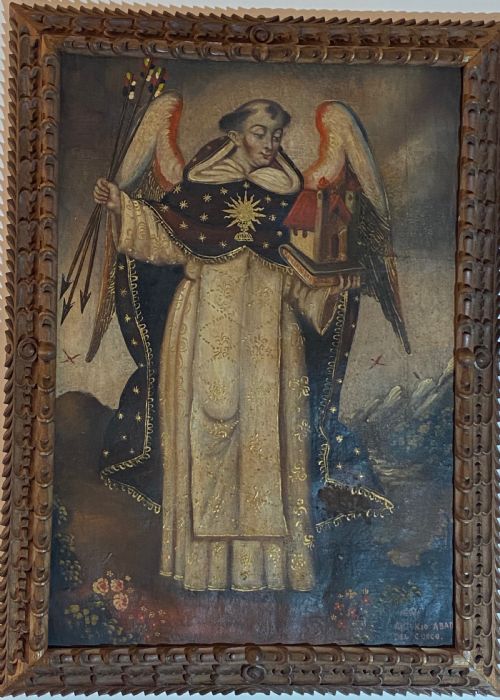 fig 1. Oil on Canvas from The Cuzco School