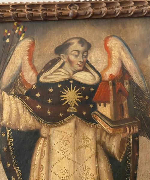 fig 2. Oil on Canvas from The Cuzco School