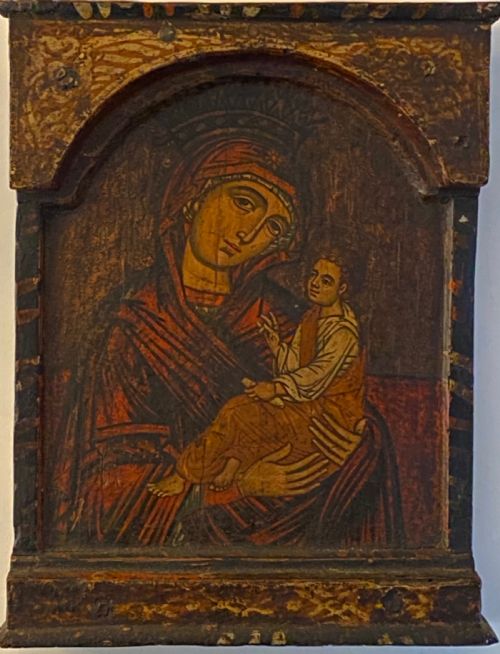 Russian Icon of the Virgin and Child