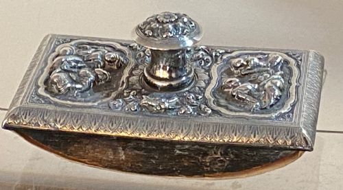 Burmese Silver Blotter